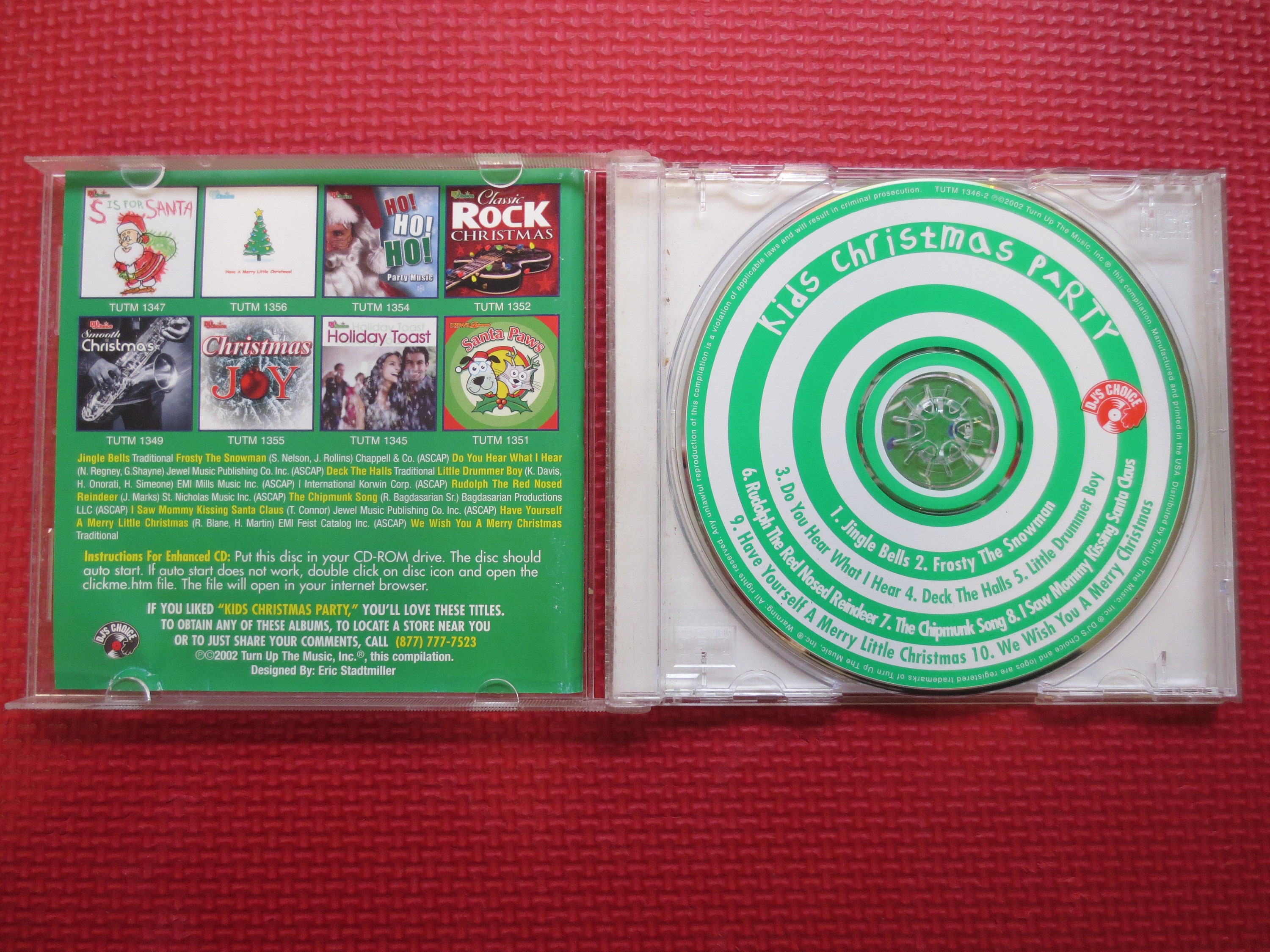 KIDS CHRISTMAS PARTY, 2002 Compact Disc, Vintage Cd - Etsy