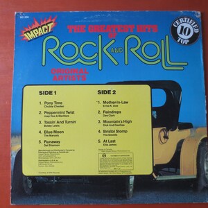 ROCK and ROLL, Volume 5, ROCK Records, Dee Clark Records, Bobby Lewis Record, Record Vinyl, lps, Vinyl Record, Vintage Records, 1982 Records image 2