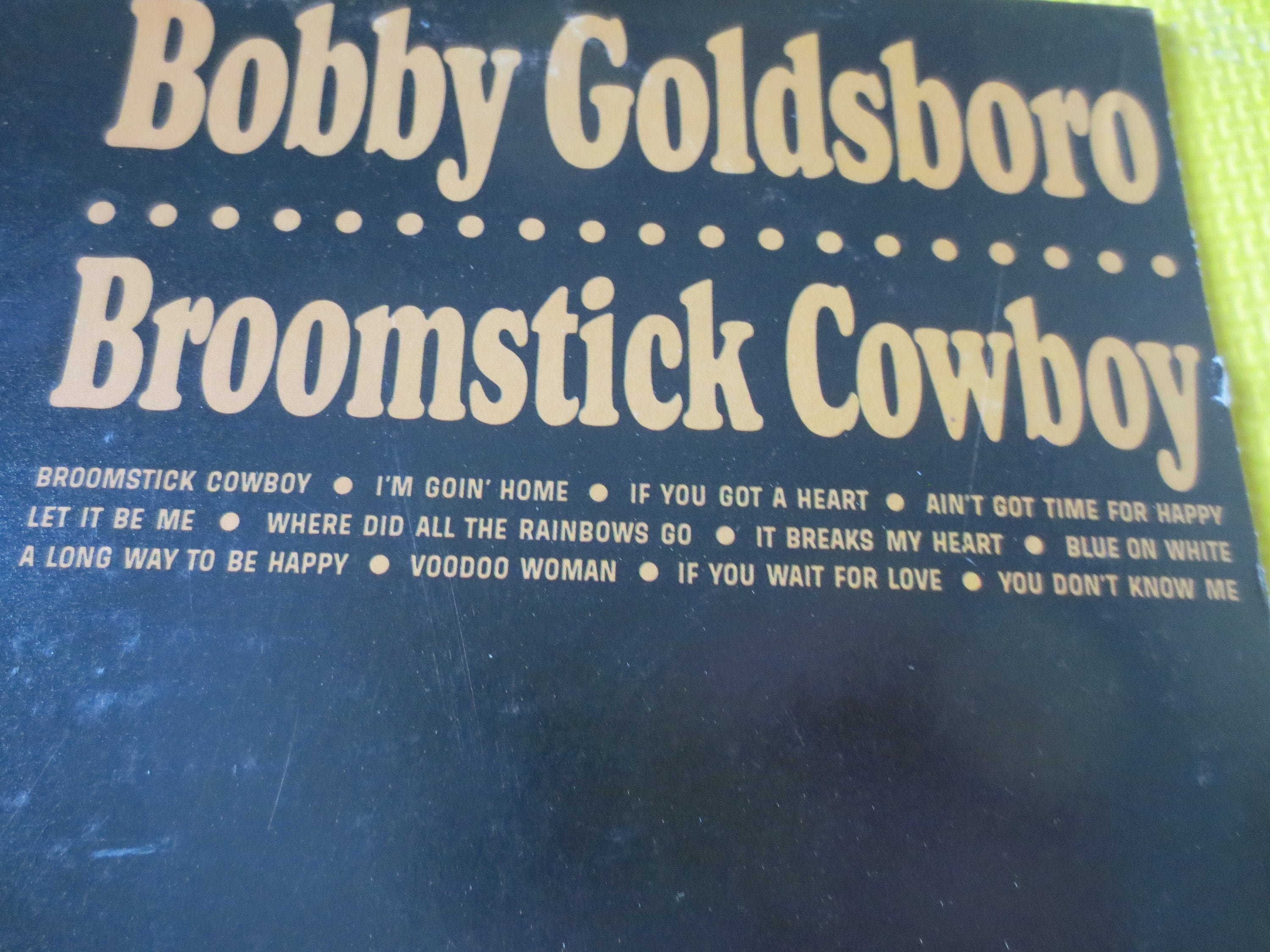 Vintage Records BOBBY GOLDSBORO BROOMSTICK Cowboy Vintage Etsy