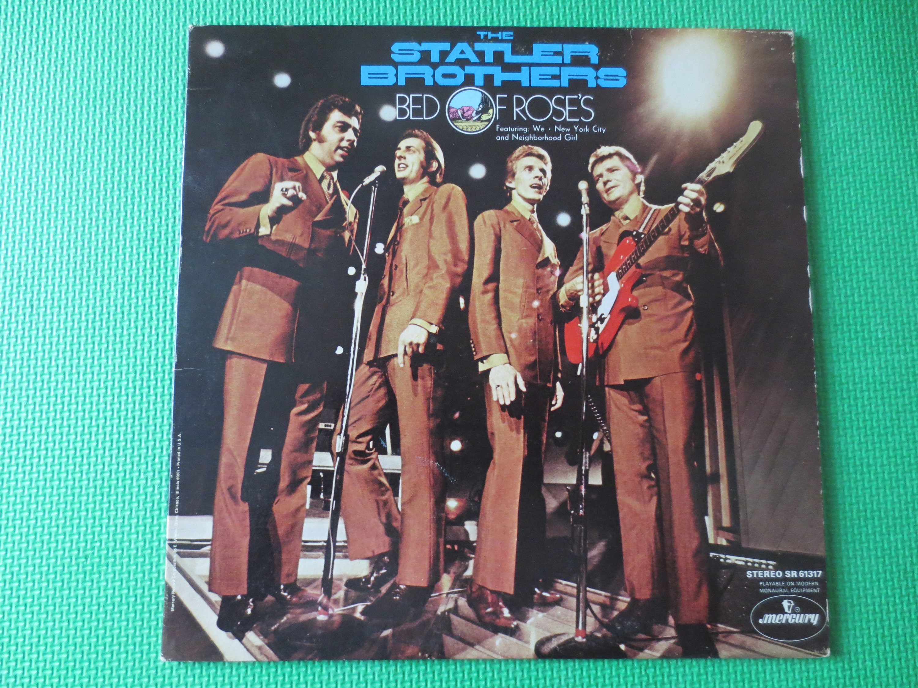 Vintage Records the STATLER BROTHERS BED of Roses Vintage Etsy
