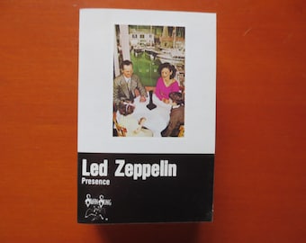 LED ZEPPELIN, PRESENCE, 1976 Kassette Tape, Vintage Cassette
