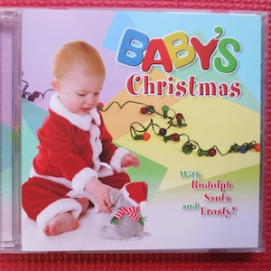 Vintage Cd, BABY&#39;S CHRISTMAS, CHRISTMAS Cd, Red-Nosed Reindeer, Kids Christmas Cd, Christmas, Christmas Music, Christmas Song, Childrens Cd