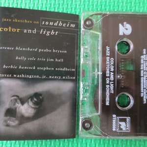 Cassette Tapes, COLOR and LIGHT, JAZZ Music Cassettes, Jazz Cassette, Jazz Tapes, Jazz Music Tapes, Tape Cassette, Cassette, 1995 Cassette