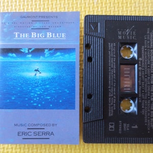 Cassette Tapes, The BIG BLUE, Movie SOUNDTRACK, Soundtrack Tapes, Tranquility Cassette, Meditation Tapes, Meditation Music, 1988 Cassette