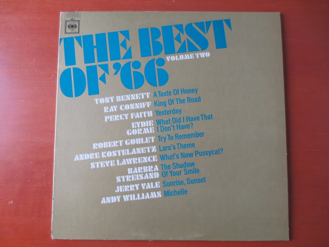 The Best of '66 Volume Two, 1967 Columbia Records Vinyl Album - Etsy