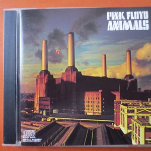 Vintage Cd's, PINK FLOYD, ANIMALS, Pink Floyd Cd, Pink Floyd Album, Pink Floyd Music, Pink Floyd Song, Classic Rock Cd, 1986 Compact Discs image 1