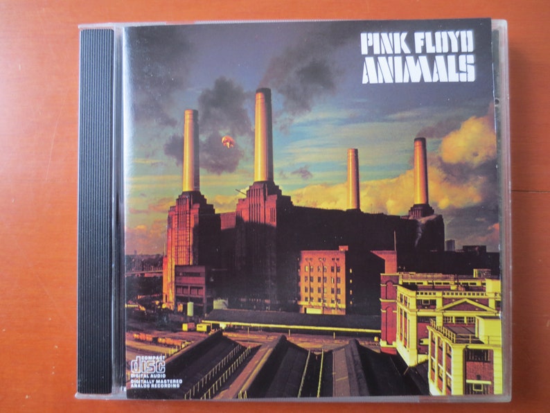 Vintage Cd's, PINK FLOYD, ANIMALS, Pink Floyd Cd, Pink Floyd Album, Pink Floyd Music, Pink Floyd Song, Classic Rock Cd, 1986 Compact Discs image 1