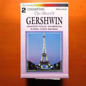 Kassettenbänder, GEORGE GERSHWIN Tape, DOUBLE Cassette Tape, George Gershwin Lp, George Gershwin Album, Tonbandkassette, Kassettenmusik