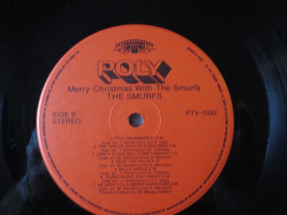 Vintage Records the SMURFS MERRY CHRISTMAS Childrens - Etsy Australia