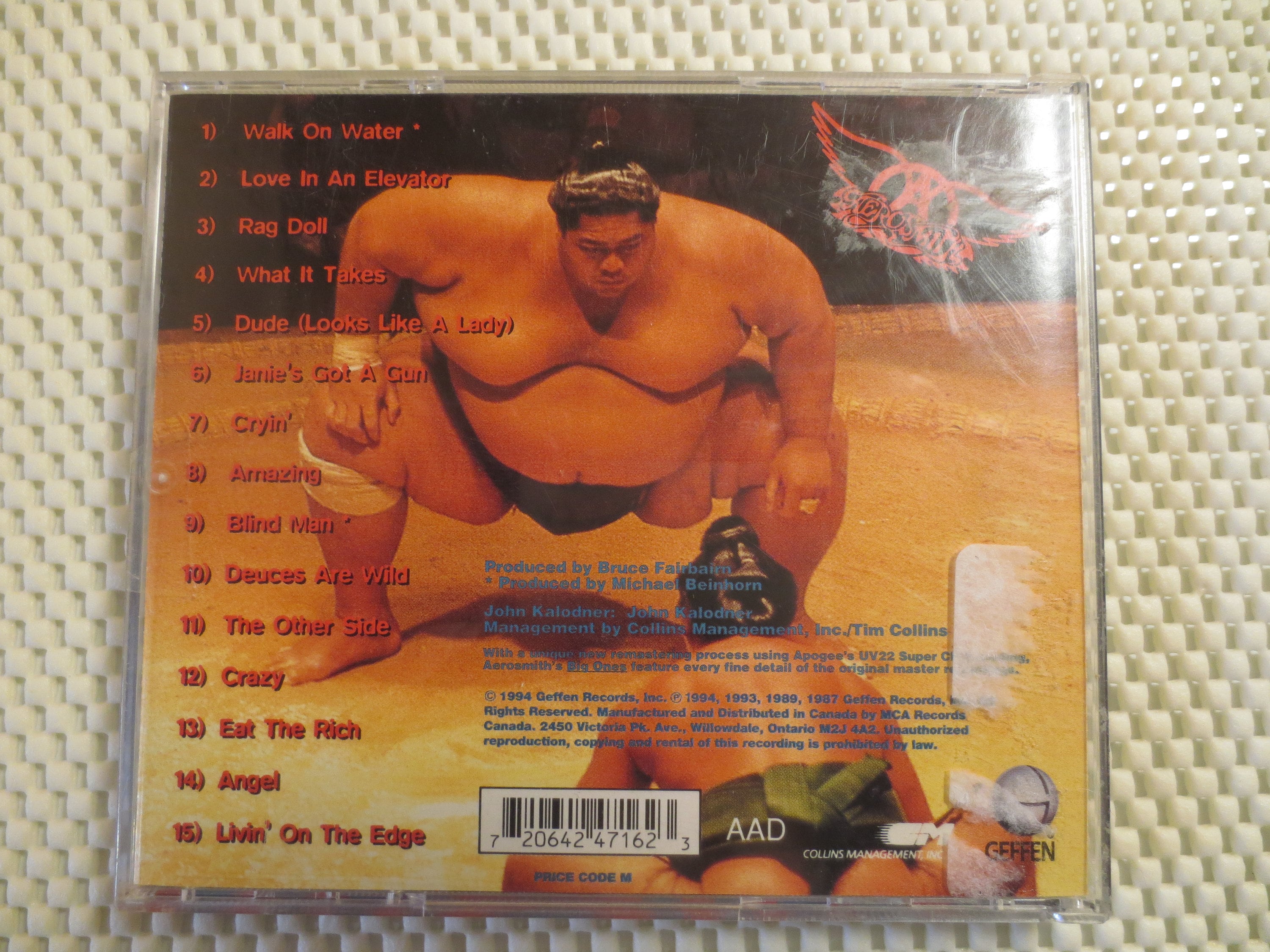 ヴィンテージ・エアロスミス『ビッグ・ワンズ』CD - 1994年ロック