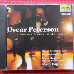 OSCAR PETERSON, JAZZ, Summer Night Munich, Jazz Cd, Jazz Compact Disc, Jazz Album, Classic Jazz Cd, Oscar Peterson Cd, 1999 Compact Discs
