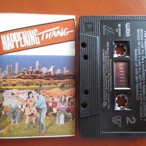 Vintage Cassette, HAPPENING THANG, Country Rock Tape, Happening Thang Lp, Tape Cassette, Country Cassette, Rock Cassette, 1989 Cassette