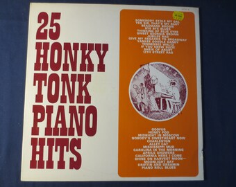 Vintage honky tonk piano-lp - 25 hits - verschillende artiesten