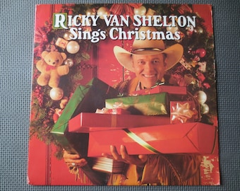 Ricky Van Shelton Sings Christmas Vinyl LP - 1989 Country Album