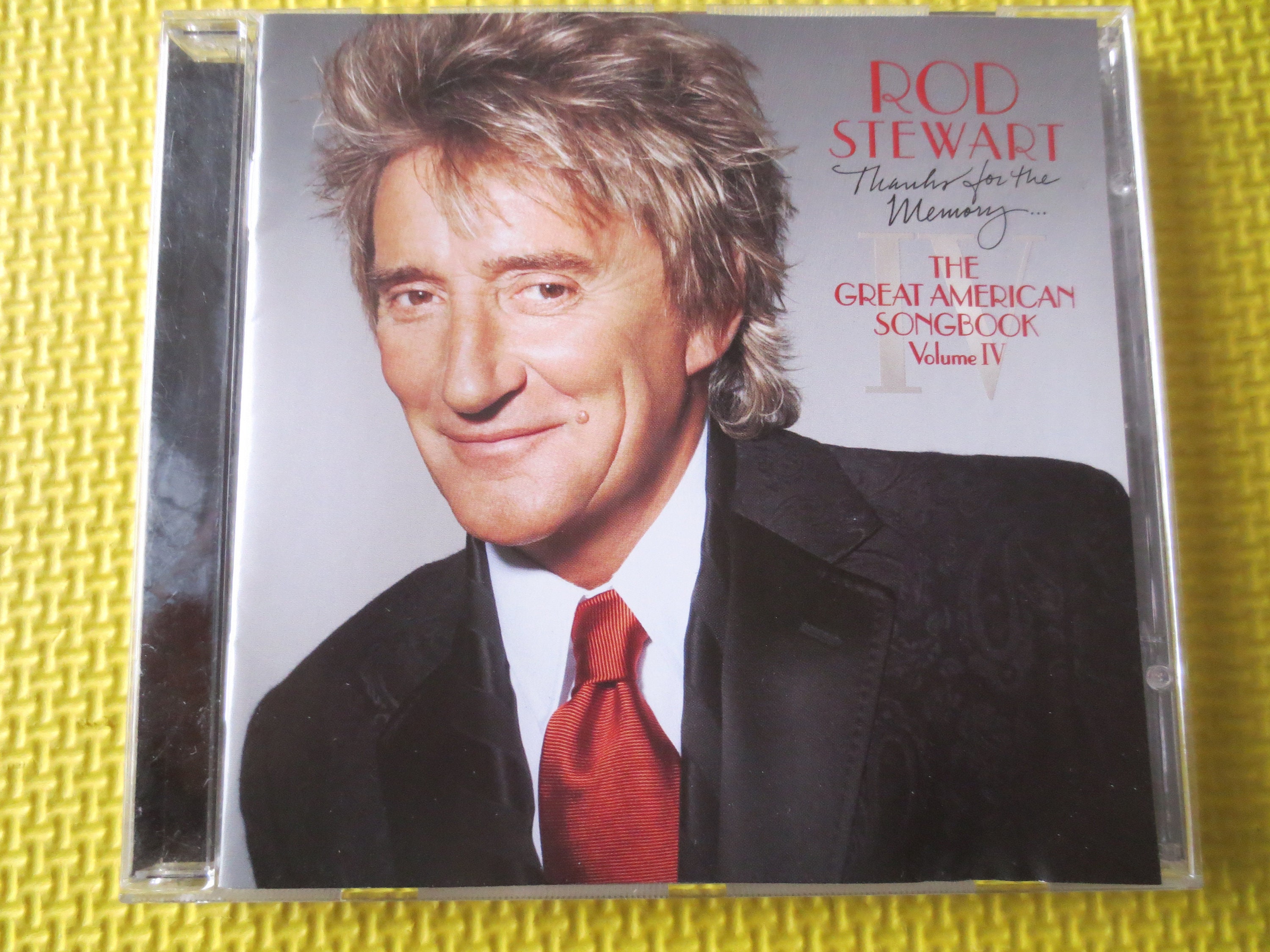 Vintage Cds, ROD STEWART, THANKS For The Memory, Rod Stewart Cd, Jazz Compact Disc, Rod Stewart Album, Jazz Music Cd, Cd, Compact Discs