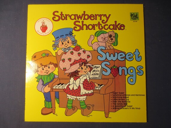 Vintage Records Strawberry Shortcake Sweet Songs Childrens Etsy Vintage Records Strawberry Shortcake Sweet Songs Childrens Etsy