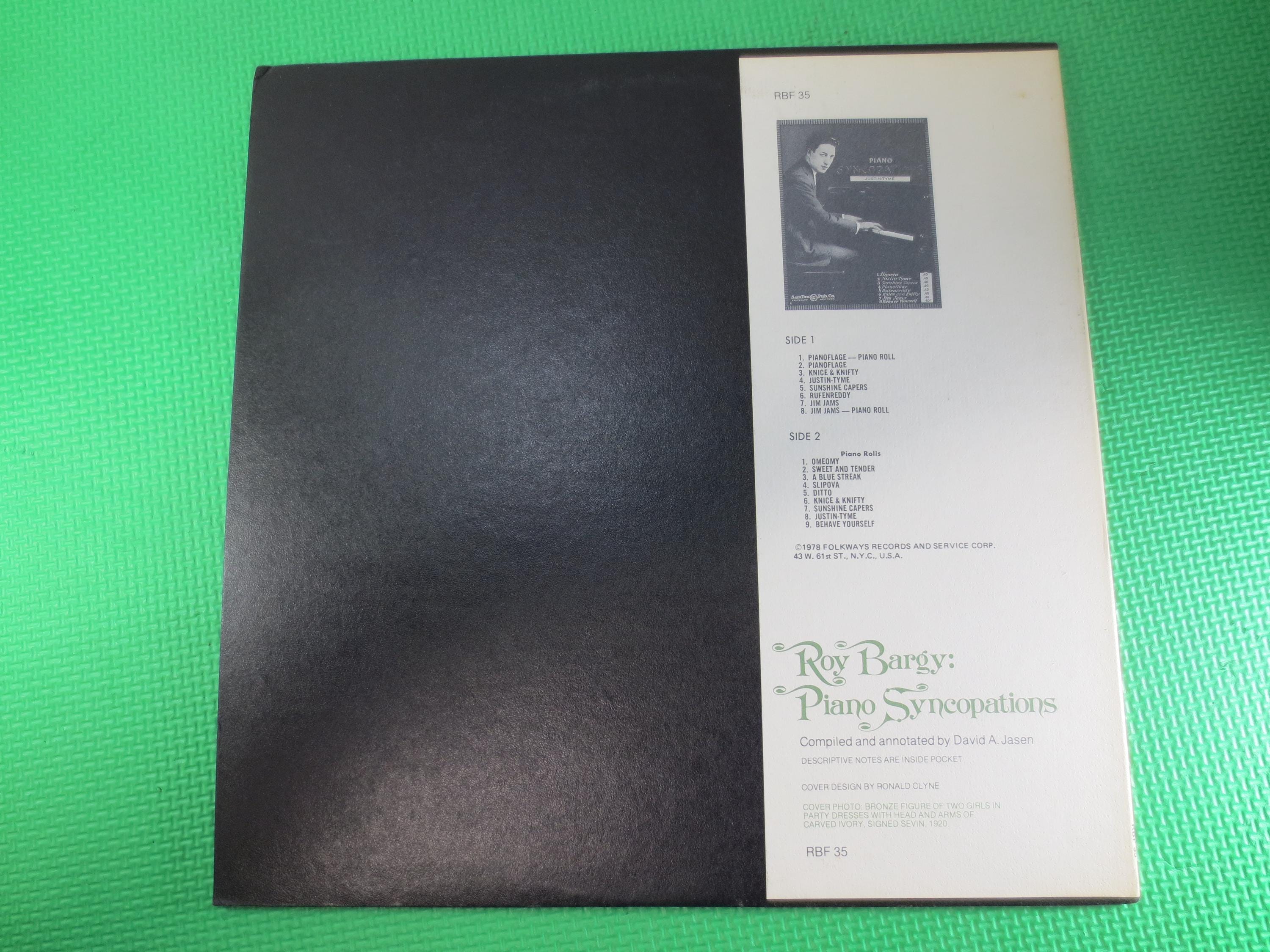 Roy Bargy Piano Syncopations Vinyl LP - 1978 Ragtime Record - Etsy