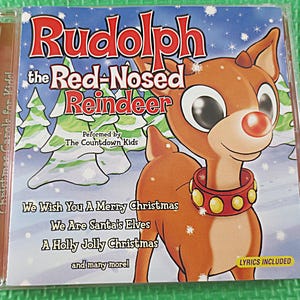 Vintage Cd, RUDOLPH, CHRISTMAS Cd, Red-Nosed REINDEER, Kids Christmas Cd, Christmas, Christmas Music, Christmas Song, Cd, 2002 Compact Discs