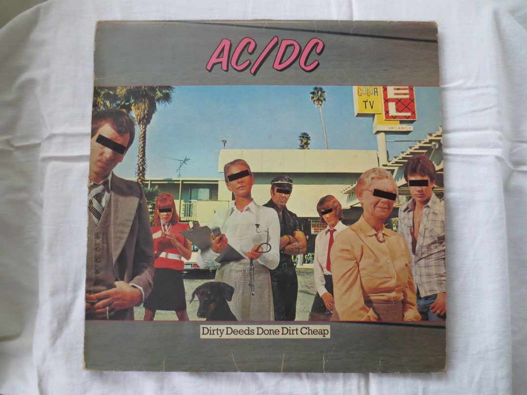 AC Dc, DIRTY DEEDS, Ac Dc Records, Heavy Metal Records, Vintage Vinyl ...