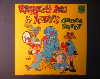Vintage Raggedy Ann and Andy Vinyl Record: 1980s Kids Album