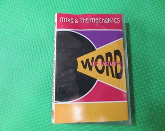 MIKE and The MECHANICS, WORD of Mouth, Rock Music, 1991 Cassette Tape, Vintage Cassette