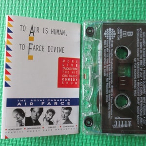 Kassettenbänder, AIR FARCE, COMEDY Tape, klassische Komödie, Air Farce Kassette, Comedy Kassetten, Air Farce Bänder, Kassette, Tonband, 1990 Kassette