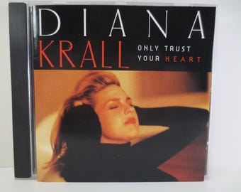 CD clásico de Diana Krall: Only Trust Your Heart, 1995, Música jazz para piano.