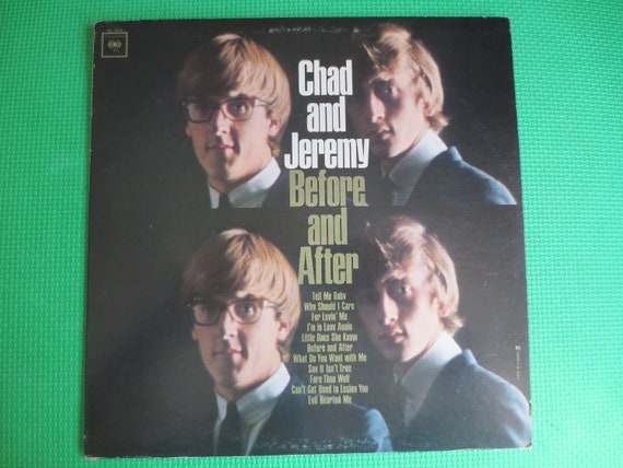 【チャド・アンド・ジェレミー】CHAD&JEREMY レコード Chad & Jeremy – Before and After (1965) Vinyl LP - Etsy