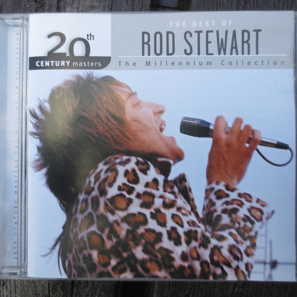 Vintage Cd's, ROD STEWART, BEST of Cd, Rod Stewart Cd, Rod Stewart Lp, Rock Album, Rod Stewart Music, Classic Rock Cd, 1999 Compact Disc