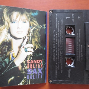 Vintage Cassette, CANDY DULFER, SAXUALITY, Candy Dulfer Lp, Tape Cassette, Jazz Cassette, Funk Cassette, Music Cassette, 1991 Cassette