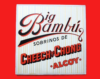 Cheech & Chong – Big Bambu (1972) Vinyl LP (Includes Rolling Paper)