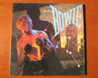 DAVID BOWIE, Let&#39;s DANCE, David Bowie Record, David Bowie Album, David Bowie Vinyl, David Bowie Lp, Rock Lp, Vintage Records, 1983 Records