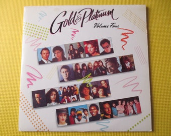GOLD and PLATINUM, Volume Four, Vintage Album, 1987 Record, Vinyl Lp