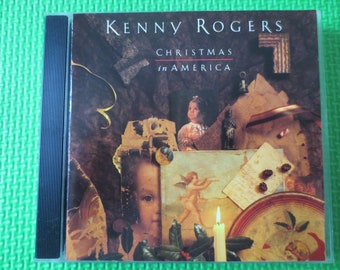 KENNY ROGERS, CHRISTMAS in America, 1989 Compact Disc, Vintage Cd