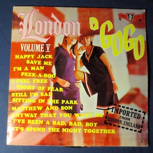 LONDON aGoGo, Volume V, Pop Records, Vintage Vinyl, Record Vinyl, Records, Vinyl Records, Vinyl Albums, Vinyl, Vintage Records, 1970 Records