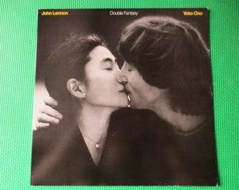 Vintage Records, JOHN LENNON, Double Fantasy, Beatles Records, John Lennon Record, John Lennon Album, John Lennon Lp, Rock Lp,1980 Records