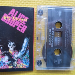 Cassette Tapes, ALICE COOPER Tape, Hey STOOPID, Alice Cooper Album, Alice Cooper Music, Tape Cassette, Rock Cassette, Rock Lp, 1991 Cassette