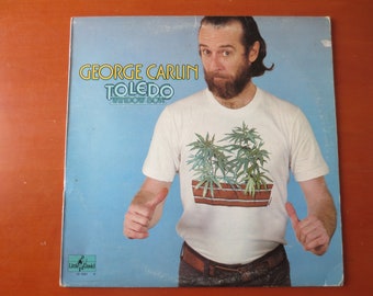 Vintage Record, GEORGE CARLIN, TOLEDO Window Box, Comedy Record, George Carlin Album, Comedy Vinyl, George Carlin Lp, Comedy Lp, 1974 Record