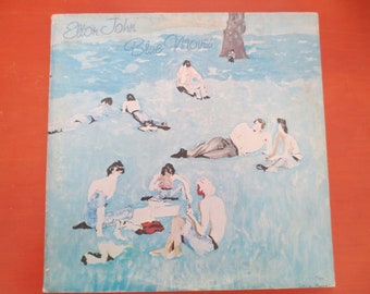 エルトン・ジョン、ブルー・ムーヴス、ヴィンテージ・アルバム、1976年レコード、ビニールLP