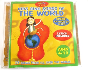 邦楽 Sea Child Sing CD Kids Sing Songs of the World CD - Children's Music (2000) - Etsy