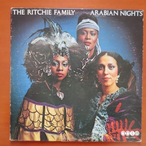 Vintage Records, The RITCHIE FAMILY, ARABIAN Nights Lp, Ritchie Family Music, Ritchie Family Vinyl, Vinyl Record, Disco Vinyl, 1976 Records