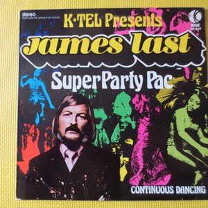 Vintage Records, JAMES LAST, K-Tel Records, SUPER Party Pac, K-Tel Albums, Vintage Vinyl, Record Vinyl, Record, Vinyl Record, 1974 Records