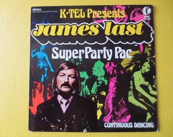 Vintage Records, JAMES LAST, K-Tel Records, SUPER Party Pac, K-Tel Albums, Vintage Vinyl, Record Vinyl, Record, Vinyl Record, 1974 Records