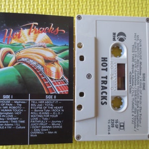 Kassettenbänder, HOT TRACKS, Rock and Roll Tape, Rock Kassette, Joe Jackson Tapes, Rock Tapes, Tonbandkassette, Musikkassette, 1984 Kassette