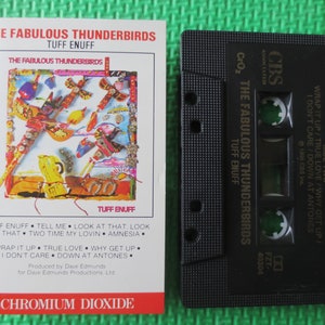 Kassettenbänder, The FABULOUS THUNDERBIRDS, Tonband, Classic Rock Tapes, Rock Kassetten, Rockmusik Bänder, Vintage Kassette, 1986 Kassette
