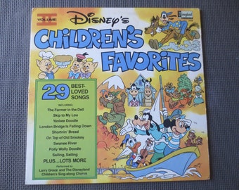 Vintage Disney's Children's Favorites LP, 1979 Disneyland Records