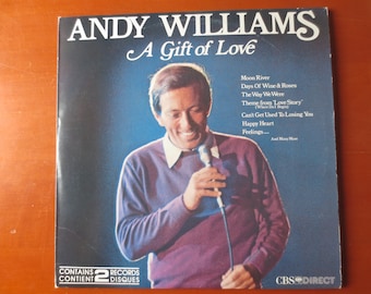 Andy Williams 'A Gift of Love' Vinyl Record - 1979 Double Album