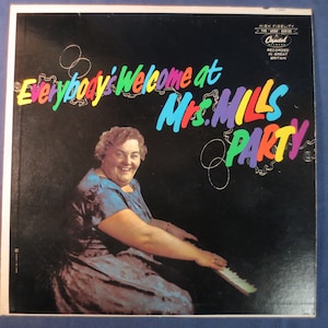 Vintage Schallplatte, MRS MILLS, Jedermanns Willkommen, Ragtime Schallplatte, Honky Tonk Schallplatte, Vintage Schallplatte, Schallplatte Vinyl, Schallplatte, 1964 Schallplatten
