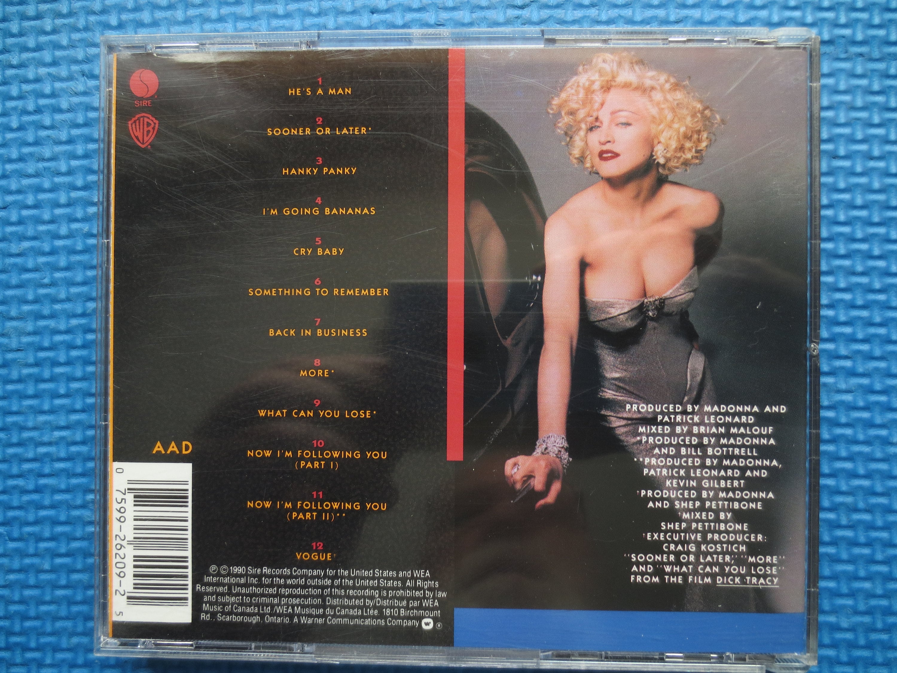 ヴィンテージ・マドンナ「アイム・ブレスレス」CD：ディック 