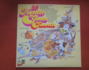 Vintage Mother Goose Vinyl Record: 1974 Children's Album